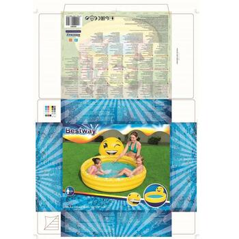 Bestway Детский Распылитель 53081 8968125, 165см, 144см, 69см, 282л, овальный, желтый (8968125)