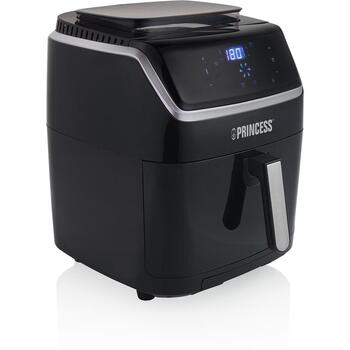 Princess karstā gaisa friteris 01.182080.01.001, 1700 W, 6.5 l, 230 V, 8 programmas, LCD displejs, melns (01.182080.01.001)