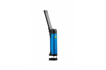 Hogert Darbnīcas lampa HT1E482, 800lm, 10W, 6500K, 4000mAh, 3.6V, USB-C, 4 režīmi, magnētisks, ar āķi (HT1E482)