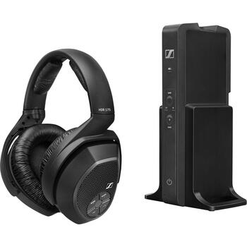 Sennheiser RS 175-U bezvadu austiņas, 508676, 17-22000 Hz, 114 dB, 100 m, 18 h, virs auss, melnas (508676)