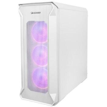 Genesis Компьютерный корпус Irid 505 V2 ARGB NPC-1872, Midi Tower, ATX, белый, 4x120mm ARGB вентилятора, закаленное стекло (NPC-1872)