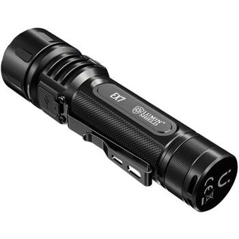 Nitecore Фонарь EX7+NL2155HP, 6000lm, 500m, 570h, IP68, магнитная подставка, USB-C зарядка (EX7+NL2155HP)