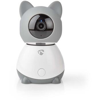Nedis Видеоняня WIFICI30CGY, Full HD 1080p, 2 Мп, 105°, 10м, Wi-Fi, microSD, 5В DC, 1А, 5Вт (WIFICI30CGY)