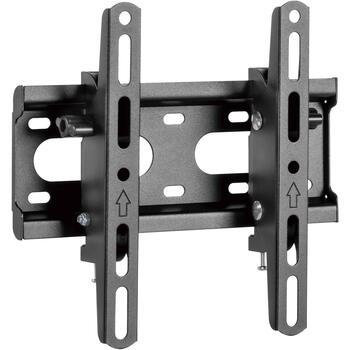 Sbox televizora kronšteins PLB-2522T-2, 23-43 collu, 45kg, 75x75-200x200, noliecams, līmenis, izliektiem ekrāniem (PLB-2522T-2)