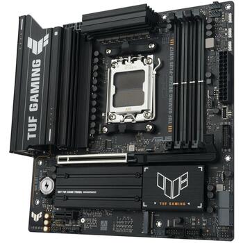 Asus mātesplate TUF GAMING B850M-PLUS WIFI7, AMD Ryzen 7000/8000/9000, DDR5, 256 GB, PCIe 5.0, 7.1 audio, Wi-Fi 7 (TUF GAMING B850M-PLUS WIFI7)