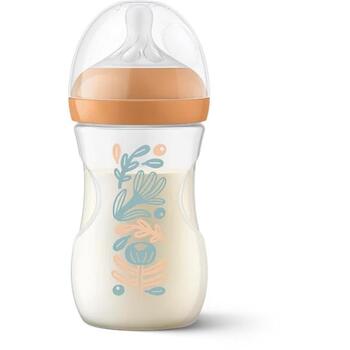 Philips Avent barošanas pudelīte Natural Response 260 ml, vidējas plūsmas knupītis, 1m+ (SCY903/74)