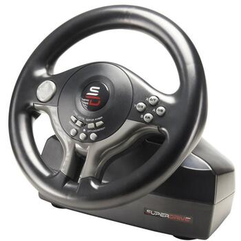 Subsonic игровой руль SV200, 180°, 22см, 12 кнопок, USB, педали, двойная вибрация, PS4, PS3, Xbox One, PC, Nintendo Switch (SA5578)