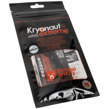 Thermal Grizzly Термопаста Kryonaut Extreme TG-KE-002-R, 2г, 14.2 W/m·K, -250/350 °C, электропроводность 0 pS/m (TG-KE-002-R)