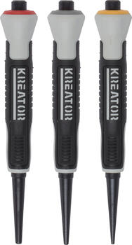 Kreator KRT463009, 3 кернера, 0,8/1,6/2,4мм, хромованадиевая сталь, рукоятки TPR (KRT463009)