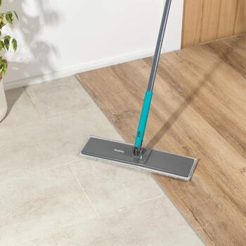 Beldray Плоский швабра LA00000184UFEU7, серый, пластик, 132см x 17см x 45см, 90° поворотный, 2 микрофибровых насадки (LA00000184UFEU7)
