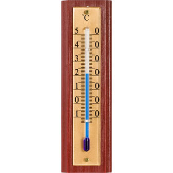 Bioterm 010500 комнатный термометр, от -10 до +50°C, 12см, деревянный, настенный, золотая шкала (010500)