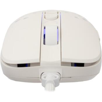 White Shark Мышь TRISTAN-W-2 GM-9004, 91g, 143mm, 65mm, 38mm, 6 кнопок, 1.8m, 50-12800 DPI, RGB, программируемые кнопки (TRISTAN-W-2)