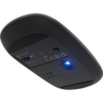 Natec мышь Lark NMY-2335, 4000 dpi, 2.4 ГГц, Bluetooth 4.0, 3 кнопки, колесо прокрутки, тефлоновые скользящие накладки (NMY-2335)