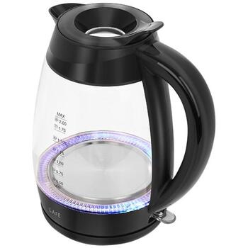 Lafe Электрический чайник Essential XL LAFCZA47573, 2200 W, 2 л, стекло, автоматическое отключение, индикатор уровня воды (LAFCZA47573)