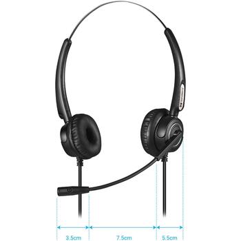 Sandberg Наушники 126-13, 2.1м, USB, 30мм, 20-7000Гц, 2.7мм микрофон, 50-16000Гц, -40дБ (126-13)
