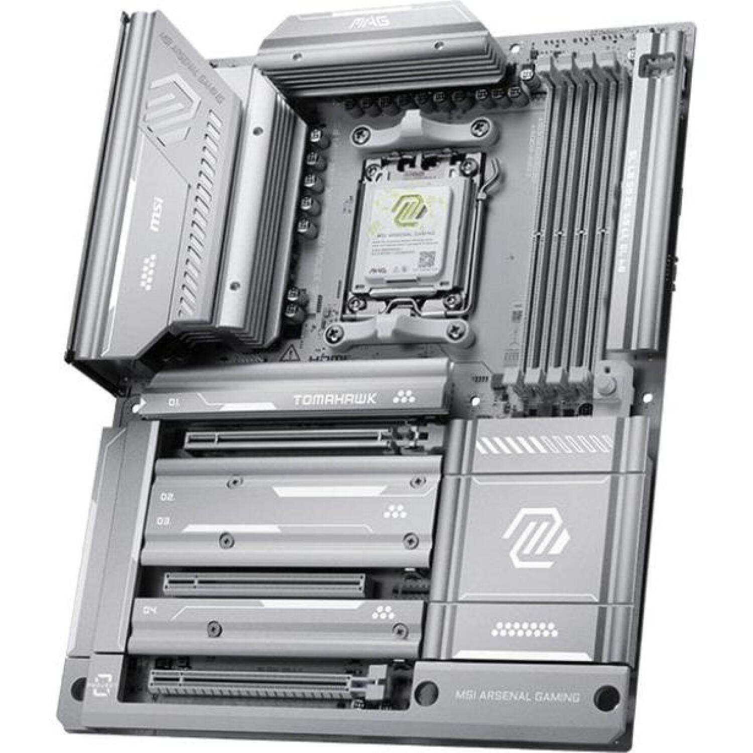 Msi Материнская плата MAG X870E TOMAHAWK MAX WIFI PZ, 4xSATA-600, 4xM.2, 4xDDR5, 1xHDMI, 6xUSB 3.x, 3xPCIe 16X (MAG X870E TOMAHAWK MAX WIFI PZ)