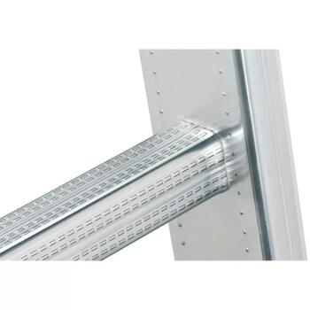 Hailo S80 ProfiStep duo 037215007, 2x15 pakāpieni, 150kg, 840cm, alumīnijs (037215007)