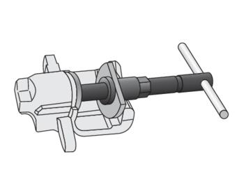 Yato Disku bremžu kluču un suportu servisa instrumentu komplekts YT-0682, 18 gab., oglekļa tērauds, 3/8