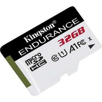 Kingston atmiņas karte microSDHC SDCE/32GB, 32 GB, A1, UHS-I U1, 95 MB/s, 30 MB/s, melna un balta (SDCE/32GB)