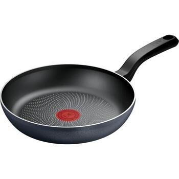 Tefal Panna H0560442, 24cm, piemērota indukcijas plītīm, fiksēts rokturis, melna (H0560442)