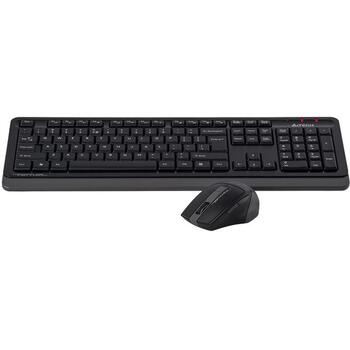 A4Tech FStyler комплект клавиатуры и мыши A4TKLA47478, 15м, 1xAA, 6 шт, 2000 dpi, USB, беспроводной, мембранный, серый (A4TKLA47478)