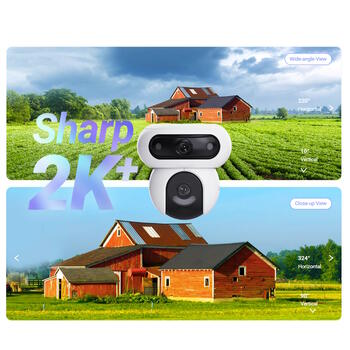 Ezviz H90 CS-H90-4MP-4MP уличная Wi-Fi камера, 2x4MP, 2.8mm/6mm, 110°/52°, Pan&Tilt, 40m, IP65, MicroSD 512GB (CS-H90-4MP-4MP)