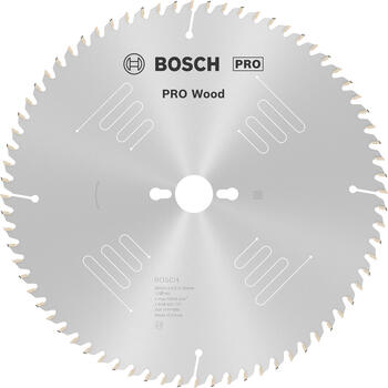 Ripzāģa disks Optiline Wood 305x30x3,2mm Z72, Galda zāģiem PRO WOOD RIPZĀĢA ASMENS, 2608641771, BOSCH (2608641771)