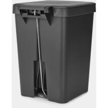 Brabantia StepUp ведро с педалью 800269, 25 л, 40,9x35x28 см, перерабатываемый пластик, тихое закрытие, для мешков PerfectFit (800269)