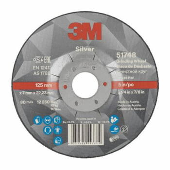 3M Slīpēšanas disks MODELIS 51748, 125x7/22,23mm, 0.1kg (51748)