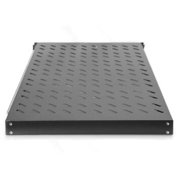 Digitus Полка для стойки DN-19 TRAY-2-1000SW, 48.3см, 72см, 5см, черный, регулируемая глубина, сталь (DN-19 TRAY-2-1000SW)