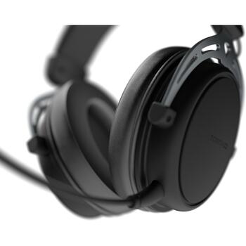 Genesis гарнитура Toron 706 NSG-2340, 50мм, 20-20000Гц, Bluetooth 5.1, 2.4 ГГц, 100ч, накладные, микрофон, черный (NSG-2340)
