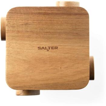 Salter Подставка для специй BW14236, 12 банок, акация, 23.2x14.6x14.6cm, вращающаяся основа (BW14236)