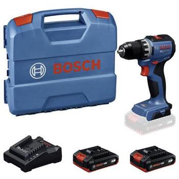 Bosch GSR18V-52 06019S0025, дрель-шуруповерт, 18В, 2x2.0Ач, 25/52/70Нм, 500/1900об/мин, 1.5-13мм, бесщеточный двигатель (06019S0025)