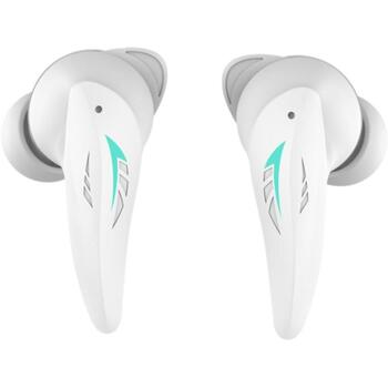 White Shark Беспроводные наушники TITAN-W, 32Ω, 10mm, 3h зарядка, ANC, ENC, Bluetooth 5.3, 121dB, 7h время работы (TITAN-W)