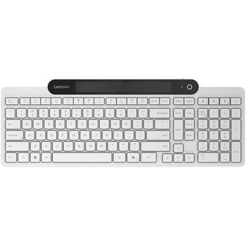 Lenovo 800 Self-Charging klaviatūra GY41R69609, Bluetooth, balta, bezvadu savienojums, Lietuviešu izkārtojums (GY41R69609)
