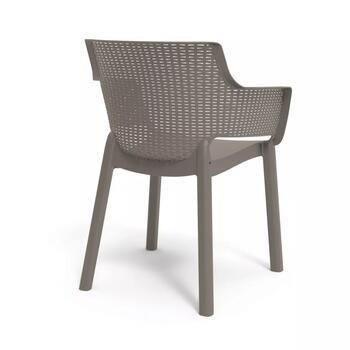Keter Dārza krēsls Eva 29210109587, 57.7x62.5x79cm, plastmasa, saliekams, laikapstākļiem izturīgs (29210109587)