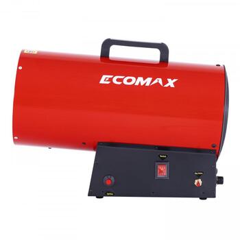 Ecomax gāzes sildītājs EMH400030E EMX, 30kW, 220-240V, 0,7Bar, 650m³/h, 2183g/h, 250m2, tiešā degšana, manuālā aizdedze, IPX4 (EMH400030E&EMX)