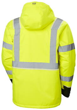 Helly Hansen Hi-vis зимняя куртка Uc-Me 71355_369-L, CL3, L, желтый/черный, молния YKK, съемный капюшон, петля для ID-карты (71355_369-L)