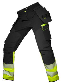 Helly Hansen сигнальные брюки 77500_369-C62, C62, EN ISO 20471 класс 1, желтый/черный, 4-сторонняя эластичность, усиление Cordura (77500_369-C62)