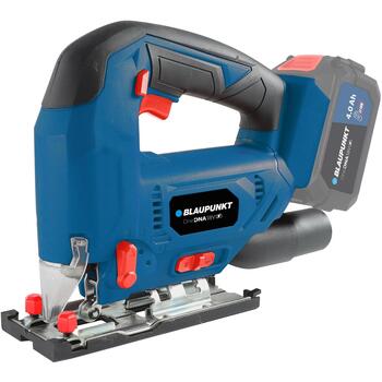 Blaupunkt Лобзик CJ5010, 1.2кг, 230мм, 75мм, 205мм, 18В, 20мм толщина древесины, 20мм толщина стали, маятниковое движение (CJ5010)