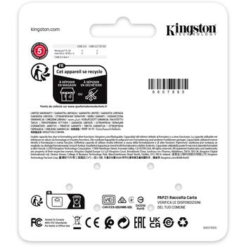 Kingston USB флеш-накопитель KE-U2X512-1AC 512GB, 220MB/s чтение, 100MB/s запись, металлический корпус, Type-A (KE-U2X512-1AC)