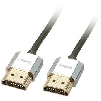 Lindy кабель HDMI-HDMI 0.5м 41670, 4K 60Hz, 3D, черный, золотые контакты, мужской/мужской (41670)