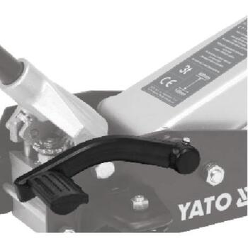 Yato гидравлический домкрат YT-17213, 3000кг, 14.5-50см, быстрый подъем, низкий профиль, с колесами (YT-17213)
