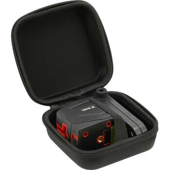 Yato лазерный уровень YT-30426, 25 м, ±1,5 мм/5 м, 505-520 нм, <1 мВт, ±3°, IP54, 2x1,5 В AA, 3 В, 1/4