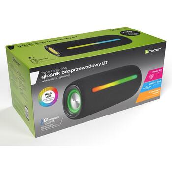 Tracer Динамик TRAGLO47182, 10 W, Bluetooth 5.3, FM, IPX5, 5 ч работы от аккумулятора, черный (TRAGLO47182)
