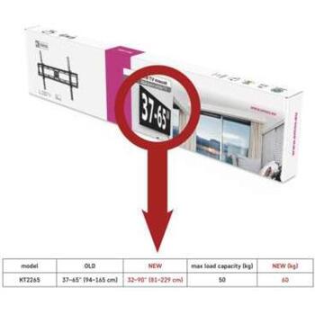 Emos televizora sienas stiprinājums KT2265, 32–90