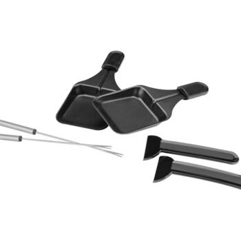 Gastroback Raclette-Fondue 42562, 2200 W, 1 л, 0,5 л, 1,55 м, нержавеющая сталь, антипригарное покрытие (42562)