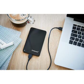 Intenso HDD 6021530 500 ГБ, 2.5 дюйма, 5400 об/мин, 8 МБ кэш, USB 3.2 Gen 1, черный, сертифицированный восстановленный (6021530)