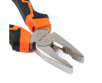 Kombinētās knaibles ar divkomponentu rokturi Cr-V, 160 mm 35-001 POLAX (35-001)