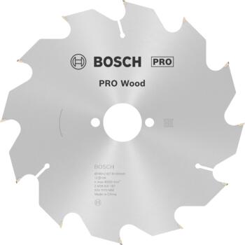 Koka ripzāģa asmens, precīzi asināti karbīda zobi, 190 mm, 12 zobi, 2608641187, BOSCH (2608641187)